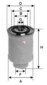 SOFIMA Топливный фильтр S 4411 NR
