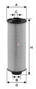 SOFIMA Топливный фильтр S 6004 NE
