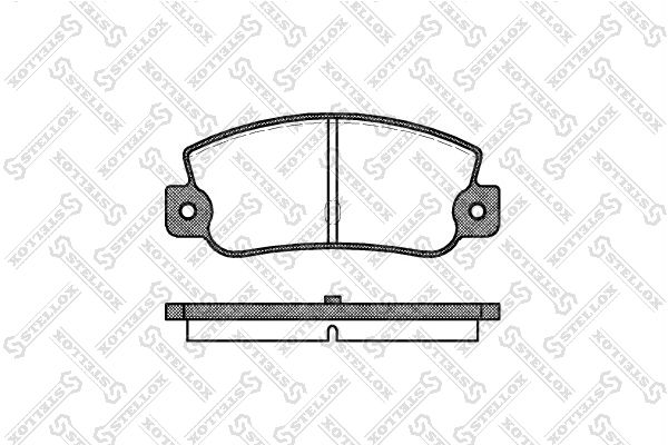 STELLOX Комплект тормозных колодок, дисковый тормоз 036 030-SX