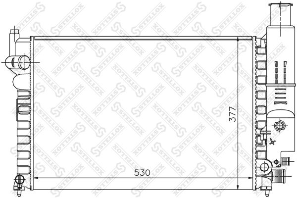 STELLOX Radiators, Motora dzesēšanas sistēma 10-25083-SX