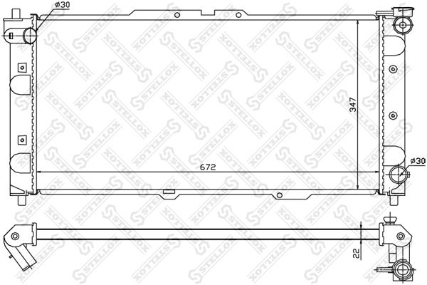 STELLOX Radiators, Motora dzesēšanas sistēma 10-25216-SX