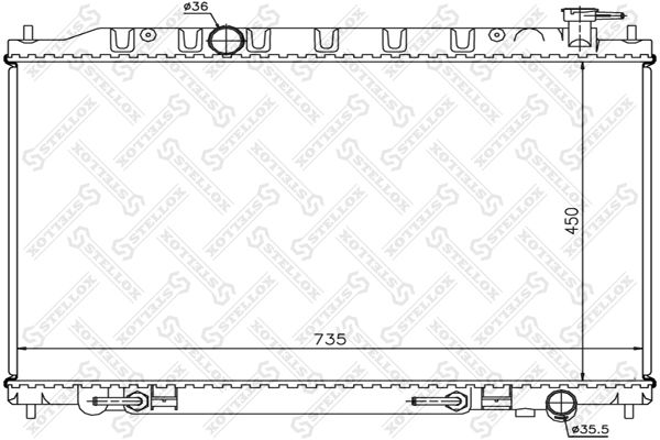 STELLOX Radiators, Motora dzesēšanas sistēma 10-25399-SX