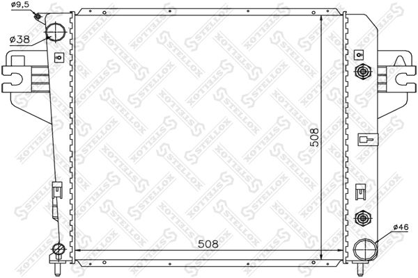 STELLOX Radiators, Motora dzesēšanas sistēma 10-25629-SX