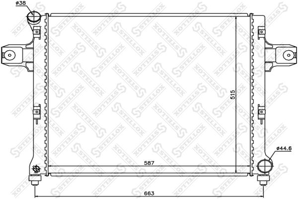 STELLOX Radiators, Motora dzesēšanas sistēma 10-25634-SX