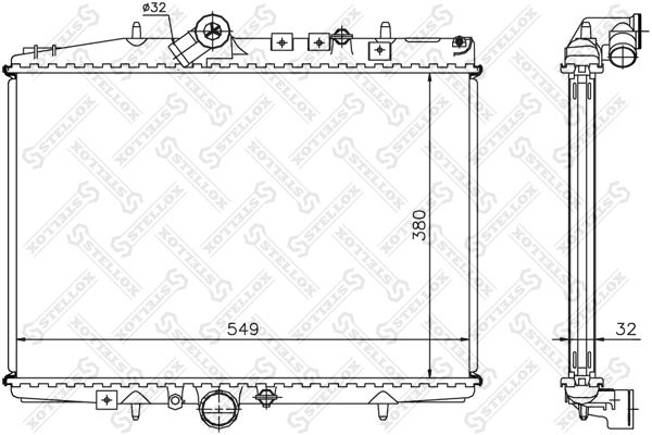 STELLOX Radiators, Motora dzesēšanas sistēma 10-25647-SX