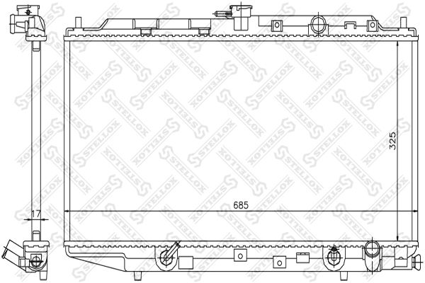 STELLOX Radiators, Motora dzesēšanas sistēma 10-25823-SX