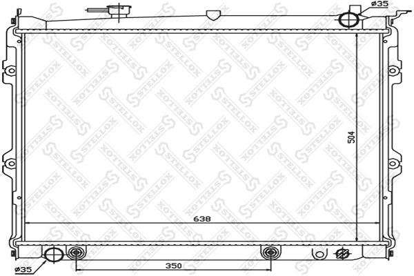 STELLOX Radiators, Motora dzesēšanas sistēma 10-25842-SX