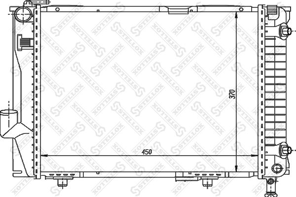 STELLOX Radiators, Motora dzesēšanas sistēma 10-25907-SX