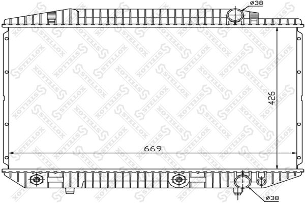 STELLOX Radiators, Motora dzesēšanas sistēma 10-25911-SX