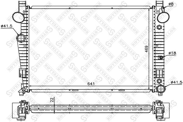 STELLOX Radiators, Motora dzesēšanas sistēma 10-25928-SX