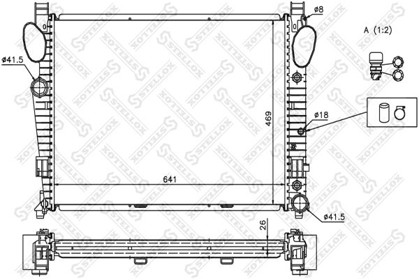 STELLOX Radiators, Motora dzesēšanas sistēma 10-25930-SX