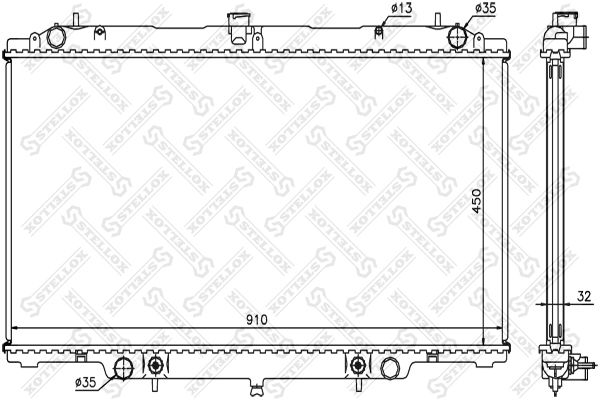 STELLOX Radiators, Motora dzesēšanas sistēma 10-25983-SX