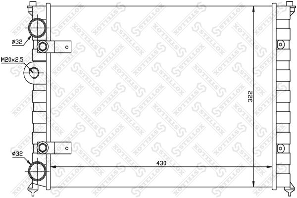 STELLOX Radiators, Motora dzesēšanas sistēma 10-26221-SX