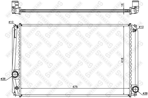 STELLOX Radiators, Motora dzesēšanas sistēma 10-26325-SX