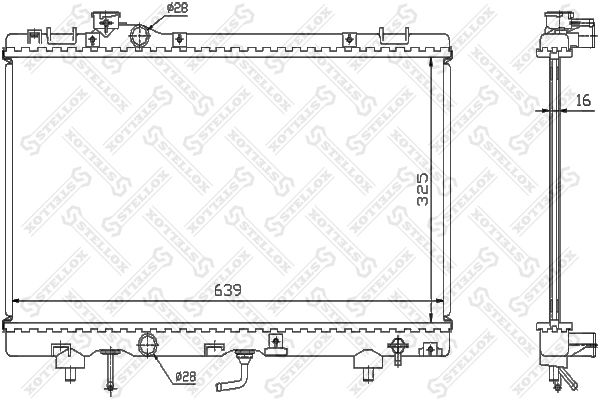 STELLOX Radiators, Motora dzesēšanas sistēma 10-26367-SX