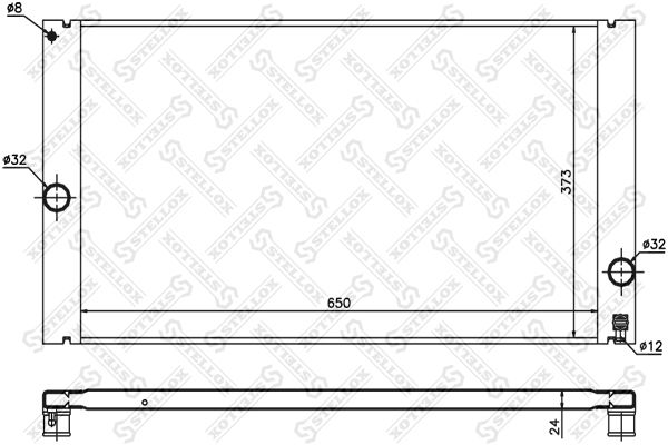 STELLOX Radiators, Motora dzesēšanas sistēma 10-26463-SX