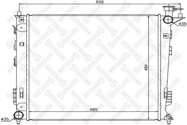 STELLOX Radiators, Motora dzesēšanas sistēma 10-26618-SX