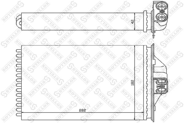 STELLOX Siltummainis, Salona apsilde 10-35089-SX