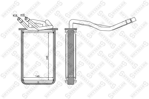 STELLOX Siltummainis, Salona apsilde 10-35134-SX