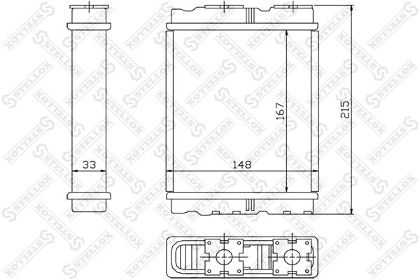 STELLOX Siltummainis, Salona apsilde 10-35136-SX