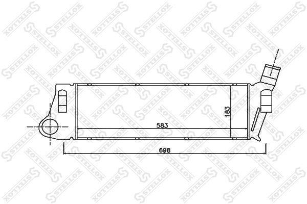 STELLOX Интеркулер 10-40070-SX