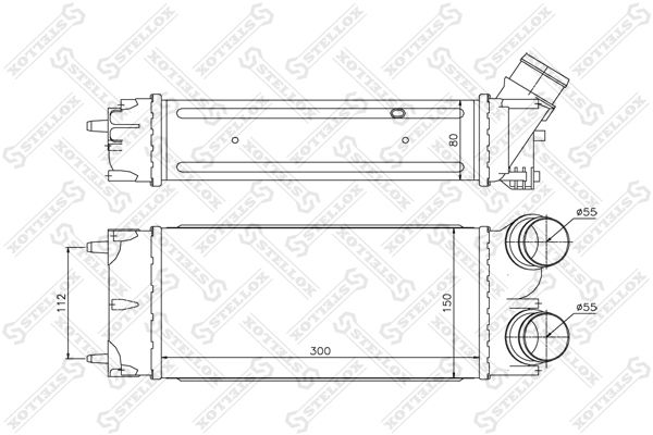 STELLOX Интеркулер 10-40191-SX