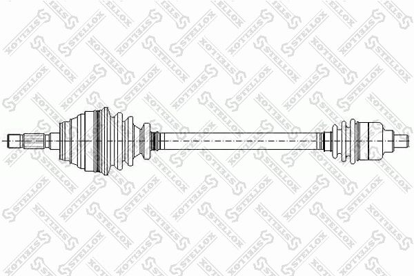 STELLOX Piedziņas vārpsta 158 1028-SX