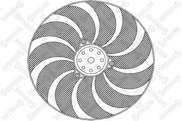 STELLOX Ventilators, Motora dzesēšanas sistēma 29-99264-SX