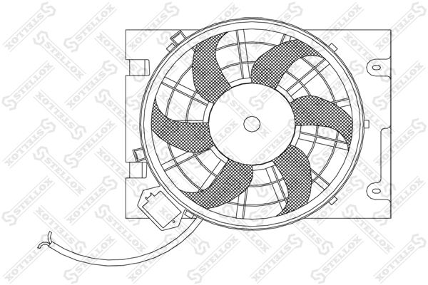 STELLOX Ventilators, Motora dzesēšanas sistēma 29-99265-SX