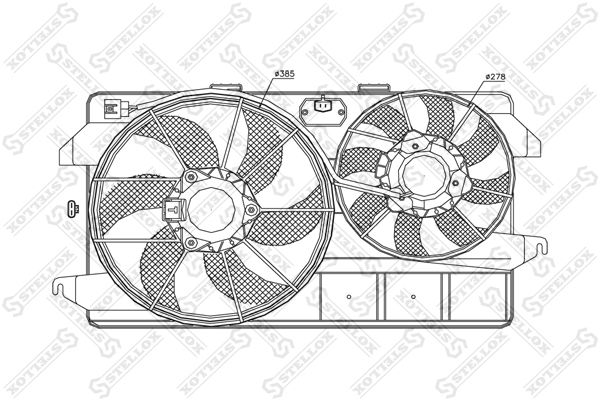 STELLOX Ventilators, Motora dzesēšanas sistēma 29-99440-SX