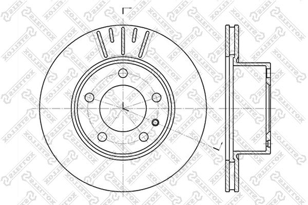 STELLOX Bremžu diski 6020-1513V-SX