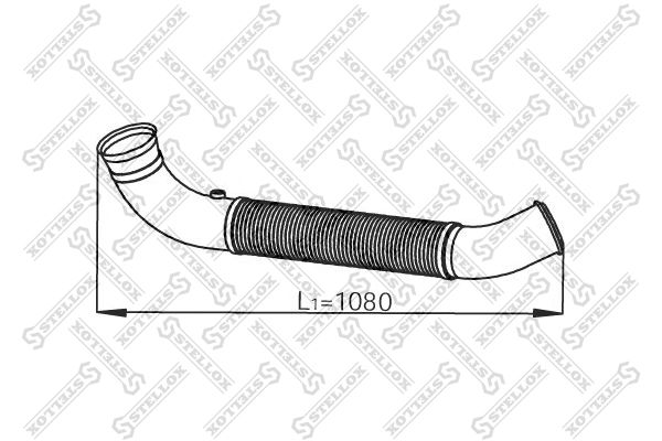 STELLOX Izplūdes caurule 82-03809-SX