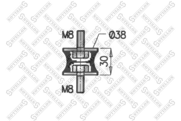 STELLOX Буфер, глушитель 82-04418-SX