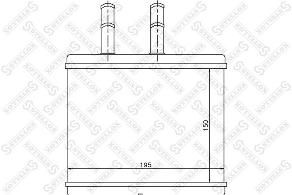 STELLOX Siltummainis, Salona apsilde 82-05014-SX