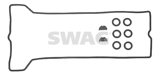 SWAG Комплект прокладок, крышка головки цилиндра 10 91 1432