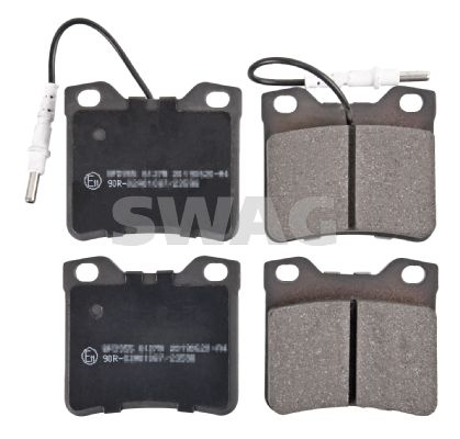 SWAG Комплект тормозных колодок, дисковый тормоз 10 91 6173