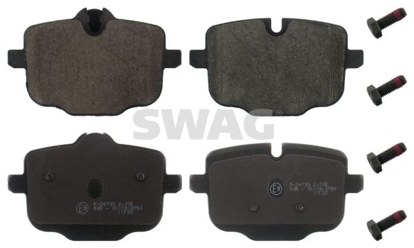 SWAG Комплект тормозных колодок, дисковый тормоз 20 91 6812