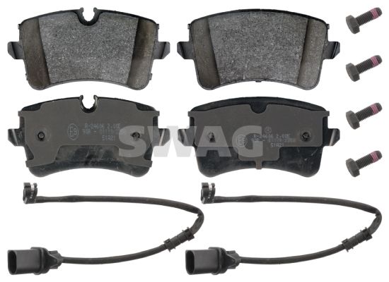 SWAG Комплект тормозных колодок, дисковый тормоз 30 11 6017
