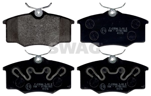 SWAG Комплект тормозных колодок, дисковый тормоз 30 11 6215