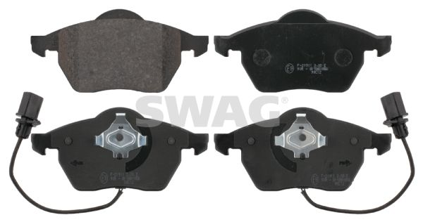 SWAG Комплект тормозных колодок, дисковый тормоз 30 91 6447