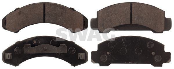 SWAG Комплект тормозных колодок, дисковый тормоз 50 11 6074
