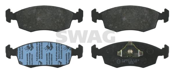 SWAG Комплект тормозных колодок, дисковый тормоз 50 91 6021