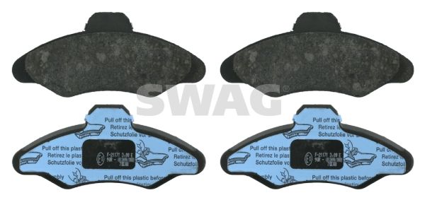 SWAG Комплект тормозных колодок, дисковый тормоз 50 91 6038