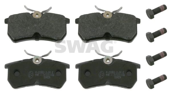 SWAG Комплект тормозных колодок, дисковый тормоз 50 91 6167