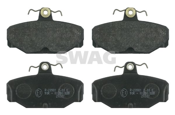 SWAG Комплект тормозных колодок, дисковый тормоз 50 91 6169