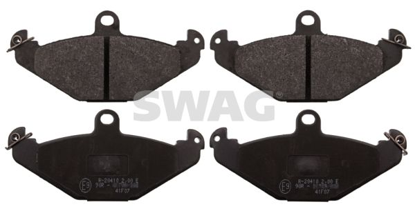 SWAG Комплект тормозных колодок, дисковый тормоз 60 11 6189