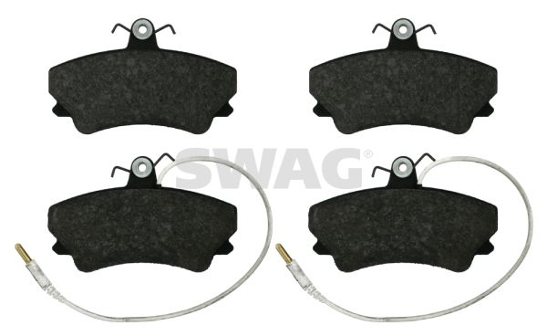 SWAG Комплект тормозных колодок, дисковый тормоз 60 91 6383