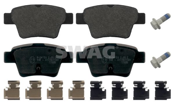 SWAG Комплект тормозных колодок, дисковый тормоз 62 91 6813