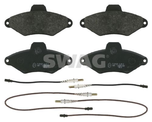 SWAG Комплект тормозных колодок, дисковый тормоз 64 91 6413