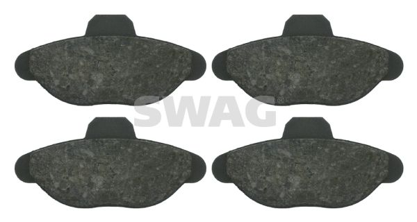 SWAG Комплект тормозных колодок, дисковый тормоз 70 91 6082